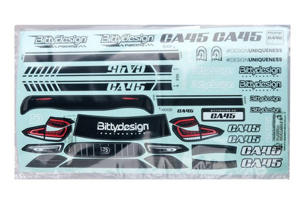 Bittydesign 1:10 Touring Mercedes Benz 190mm CA45 FWD Lexankarosserie # Light