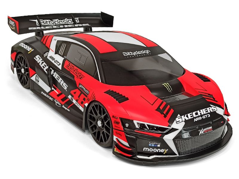 Bittydesign 1: 8 Audi R8-GT3 Lexan Carnish 360mm wheelbase # 1mm Light