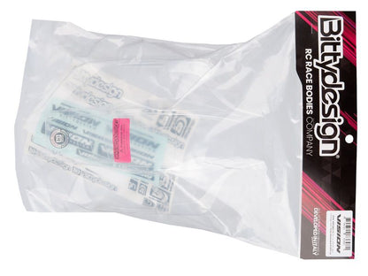 Bittydesign VISION Associated RC8B3E Elektro Lexankarosserie  vorgeschnitten