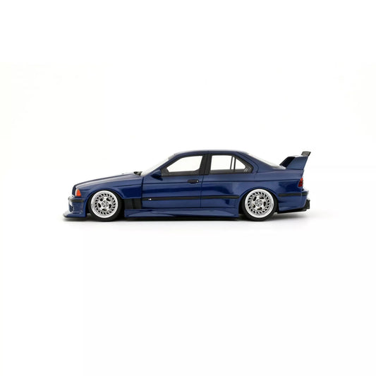 Otto-Models BMW E36 LTO Sedan Turbo Khyzyl Saleem 2023 - Avus Blue 1:18 Modell