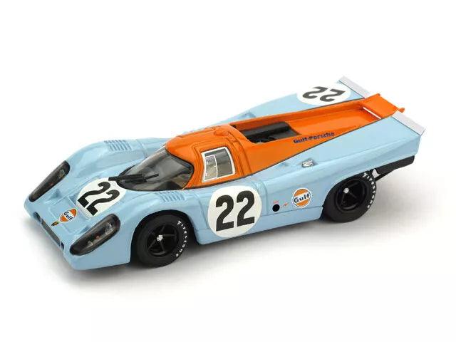 Brumm Porsche 917 24H Le Mans 1970 Hailwood - Hobbs #22 Scud. JWA - Gulf 1:43 Modell - Artexio