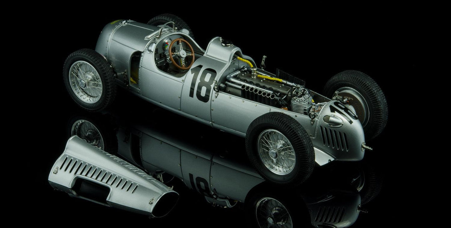 CMC Carmodels Auto Union Typ C #18 Eifelrennen 1936 1:18 Modell - Artexio