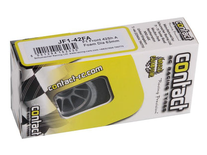 Contact 1:10 F1 Komplettrad vorn  42 Shore Jap Moosgummreifen D59mm