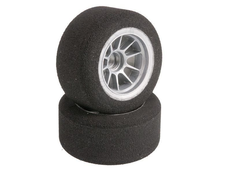 Contact 1:10 F1 Komplettrad vorn  45 Shore Jap Moosgummreifen D59mm