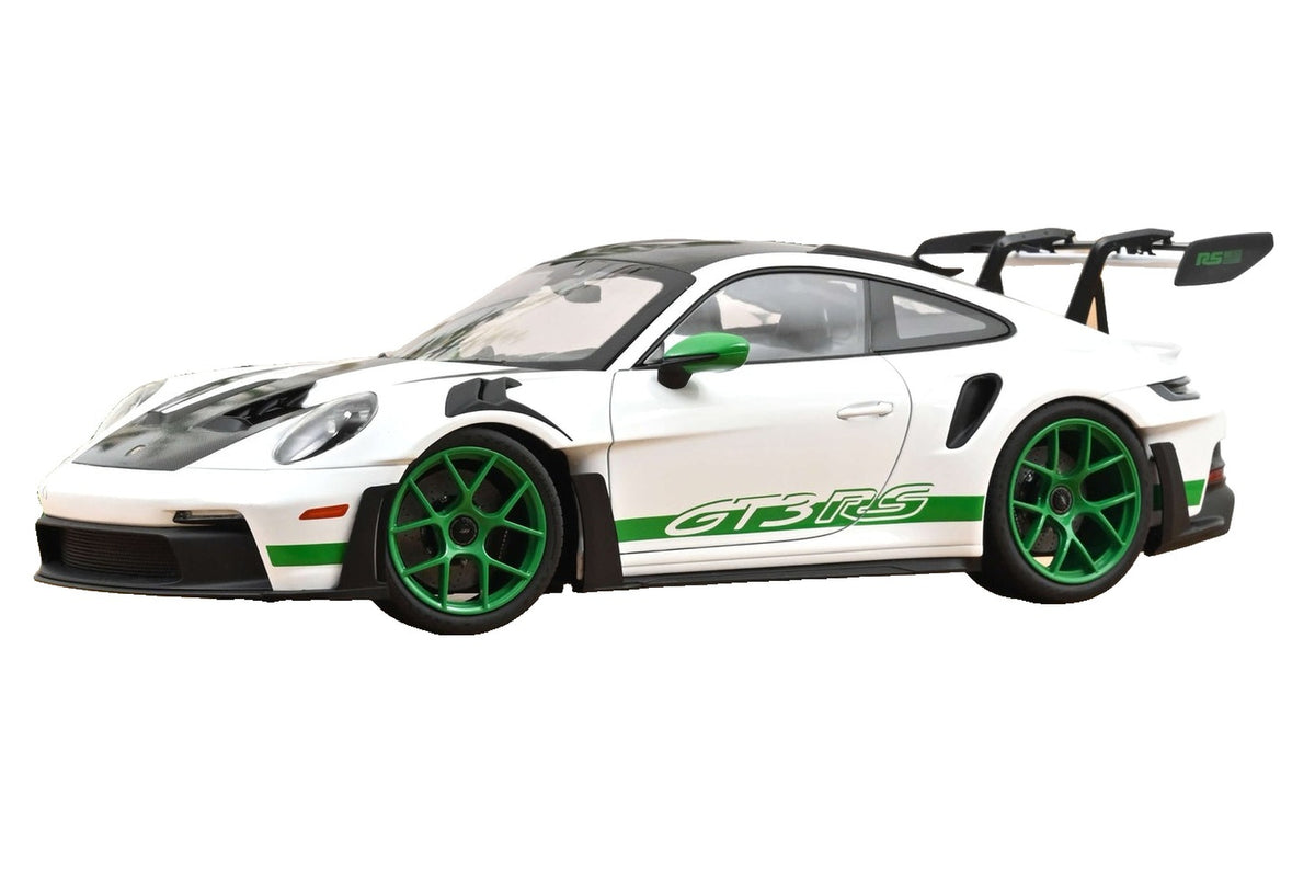 Norev Porsche 911 GT3 RS Tribute to Carrera RS 2022 - White/Python Green 1:12 Model
