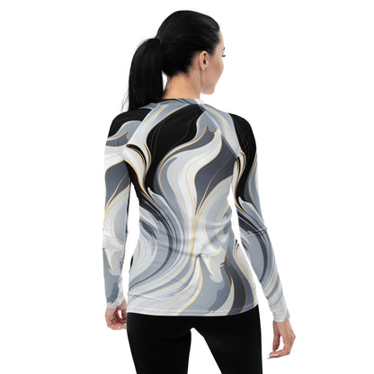 Damen Rash Guard "Ethereal Flow" - Artexio