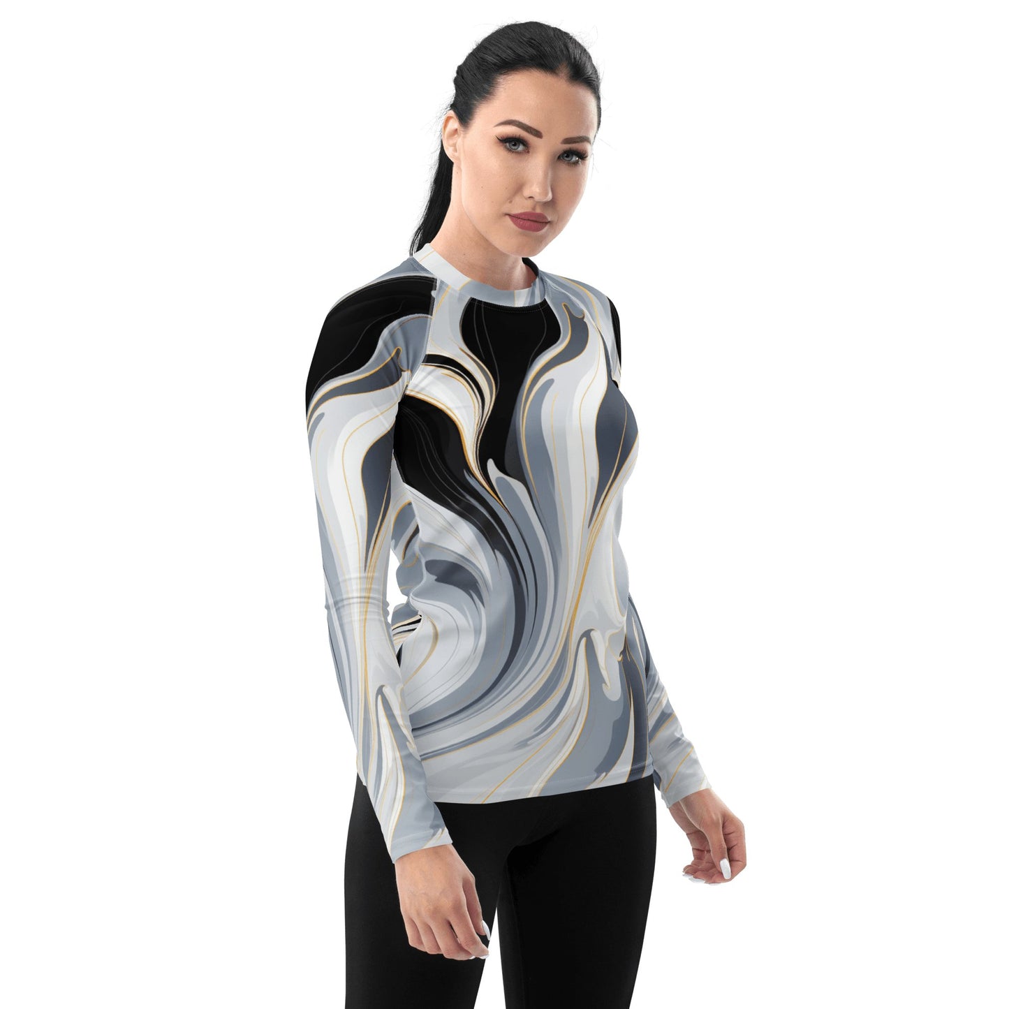 Damen Rash Guard "Ethereal Flow" - Artexio