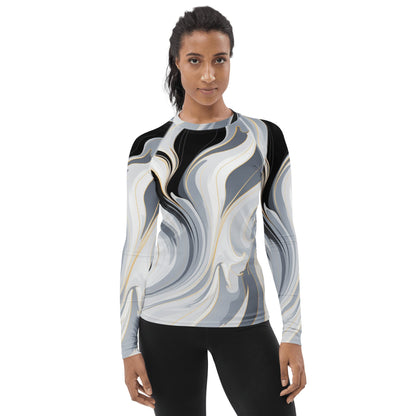 Damen Rash Guard "Ethereal Flow" - Artexio