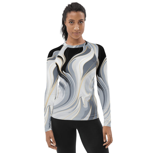 Damen Rash Guard "Ethereal Flow" - Artexio