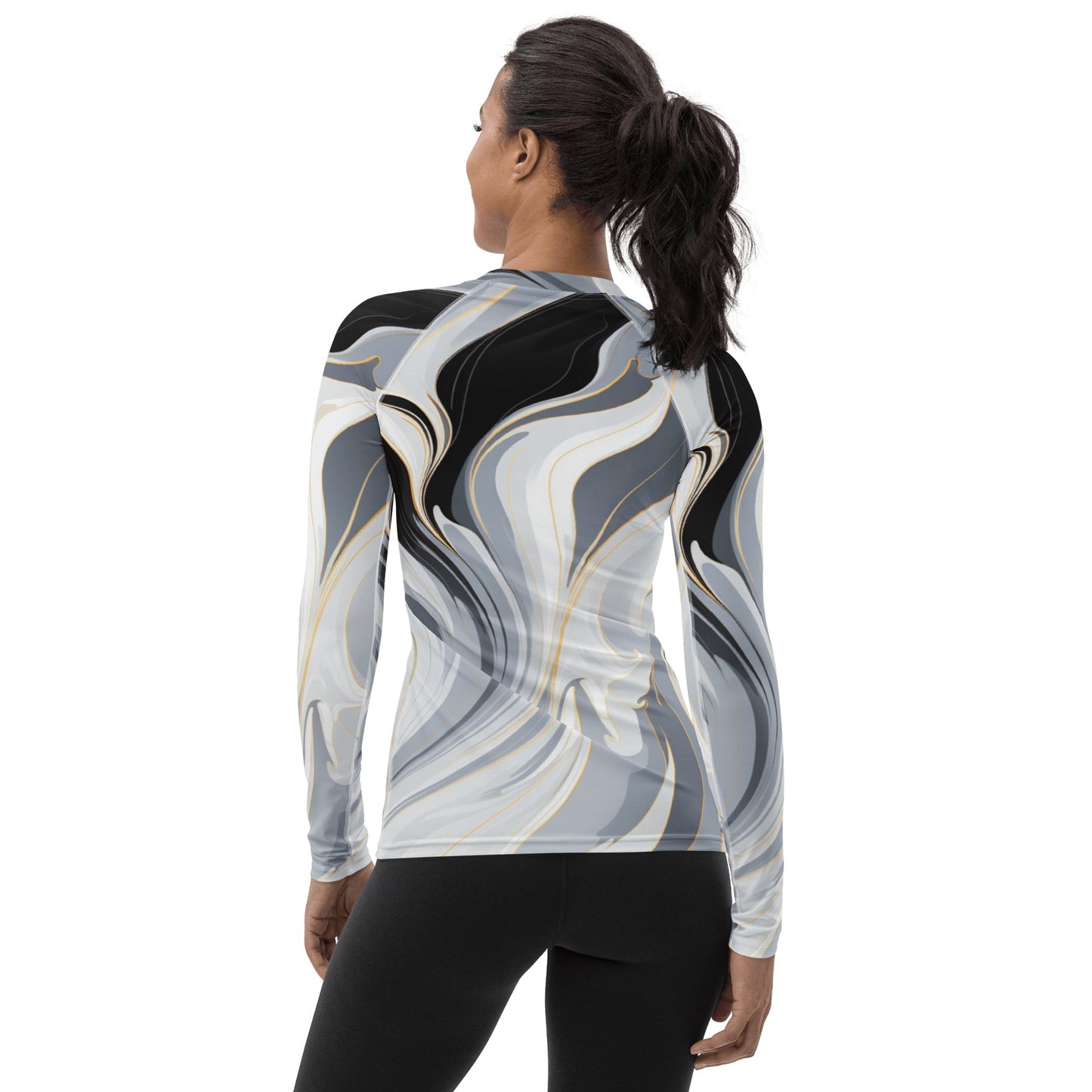 Damen Rash Guard "Ethereal Flow" - Artexio