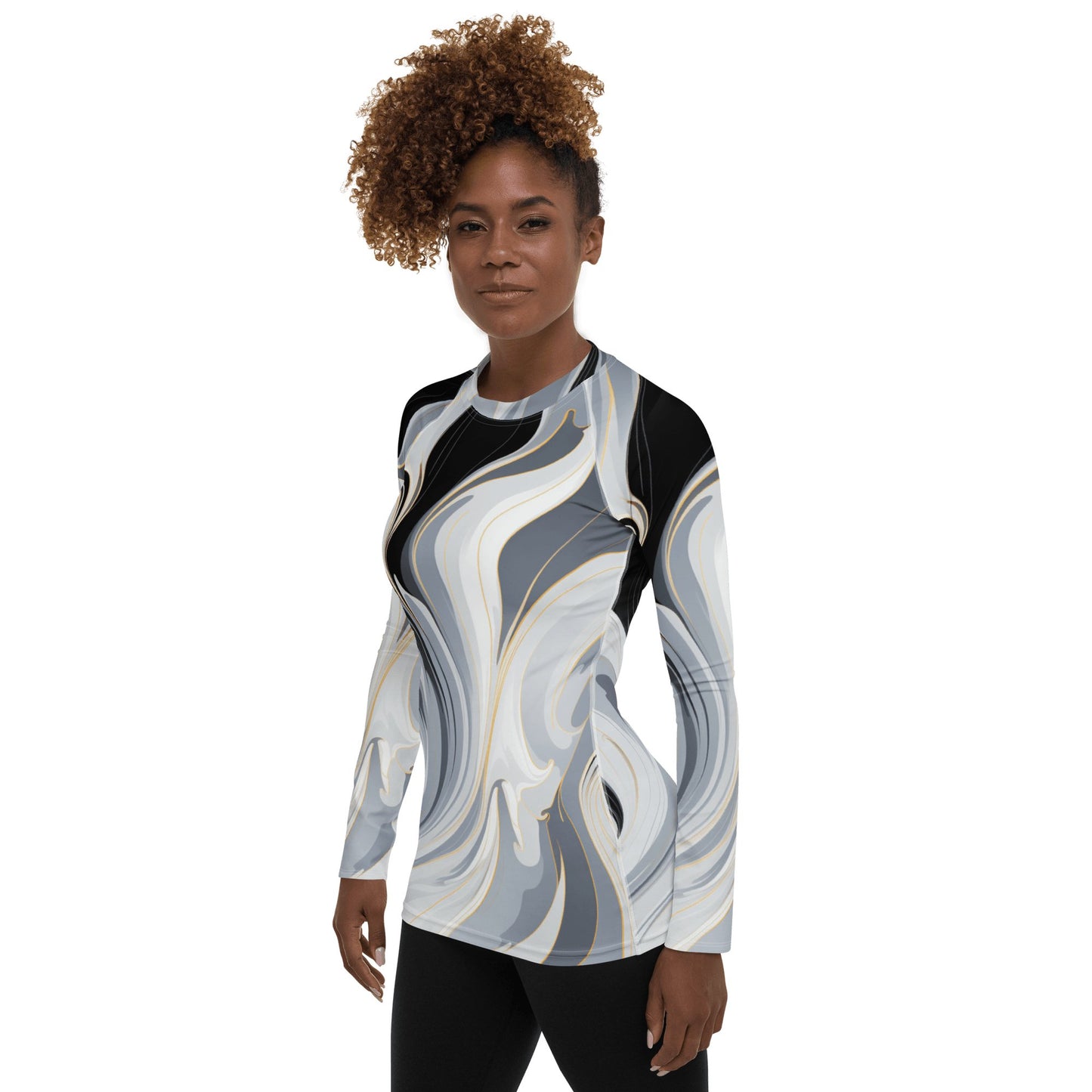 Damen Rash Guard "Ethereal Flow" - Artexio