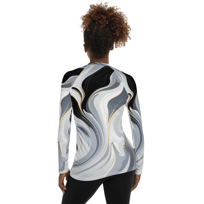 Damen Rash Guard "Ethereal Flow" - Artexio