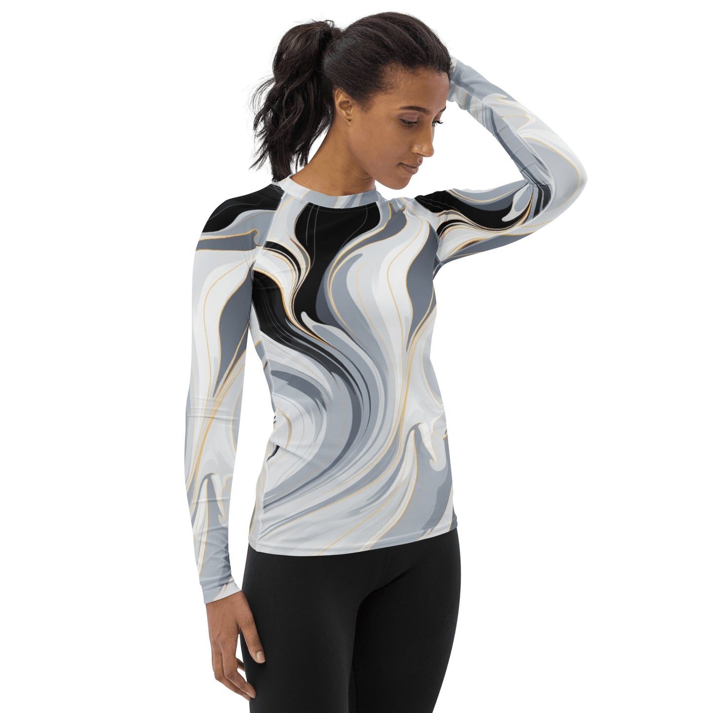 Damen Rash Guard "Ethereal Flow" - Artexio