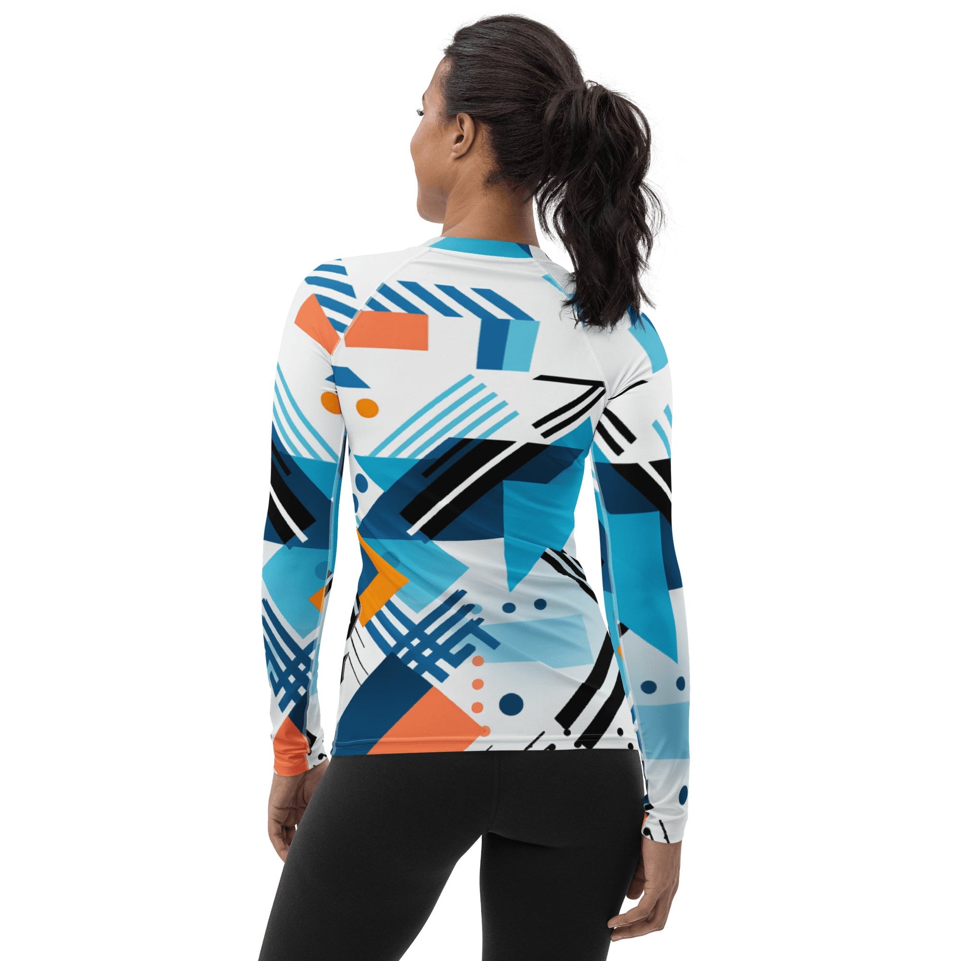 Damen Rash Guard "Geometric Harmony" - Artexio