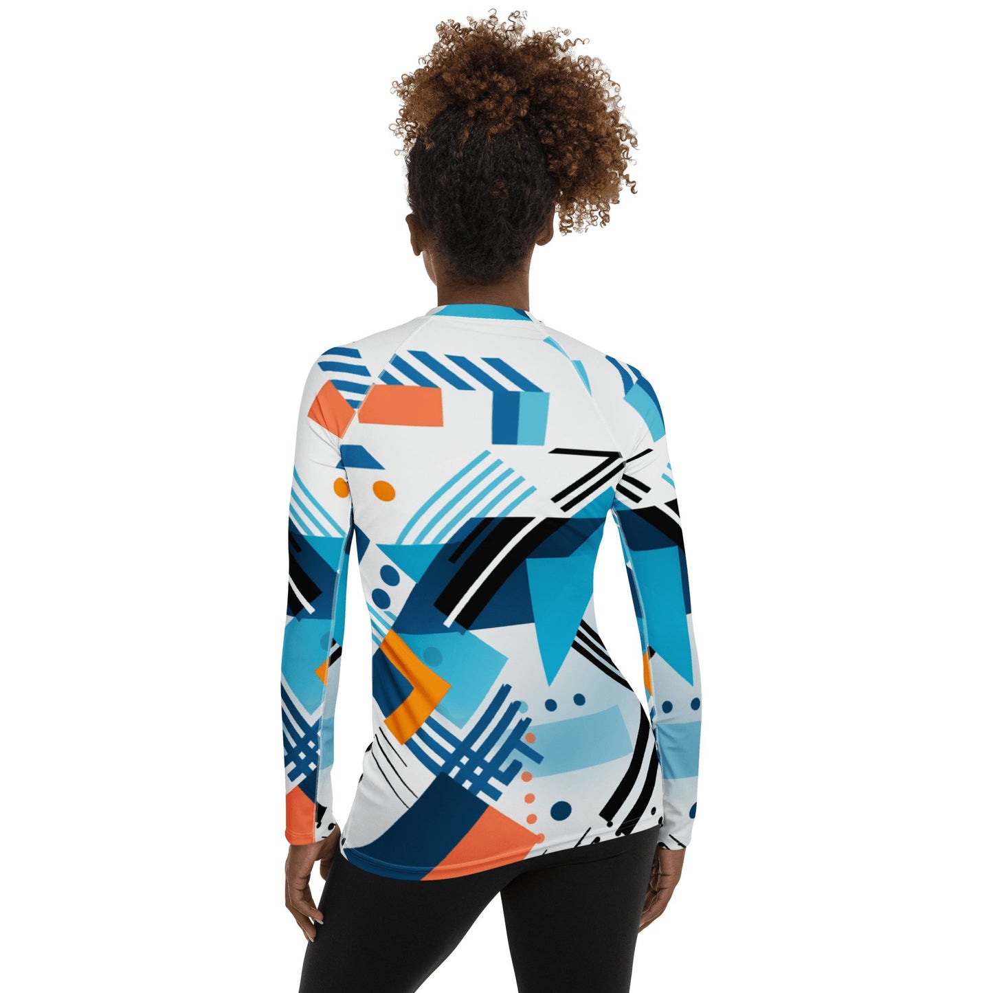 Damen Rash Guard "Geometric Harmony" - Artexio