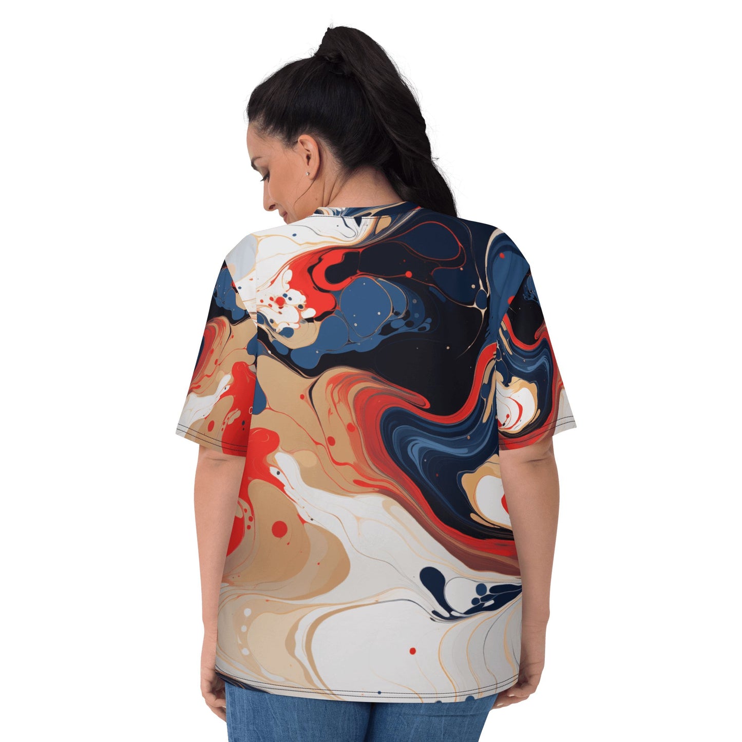 Damen T-Shirt "Color Swirl" - Artexio