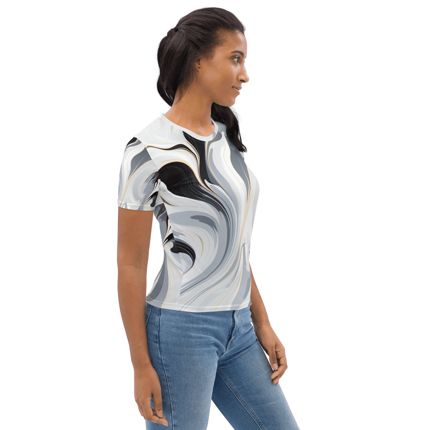 Damen T-Shirt "Ethereal Flow" - Artexio