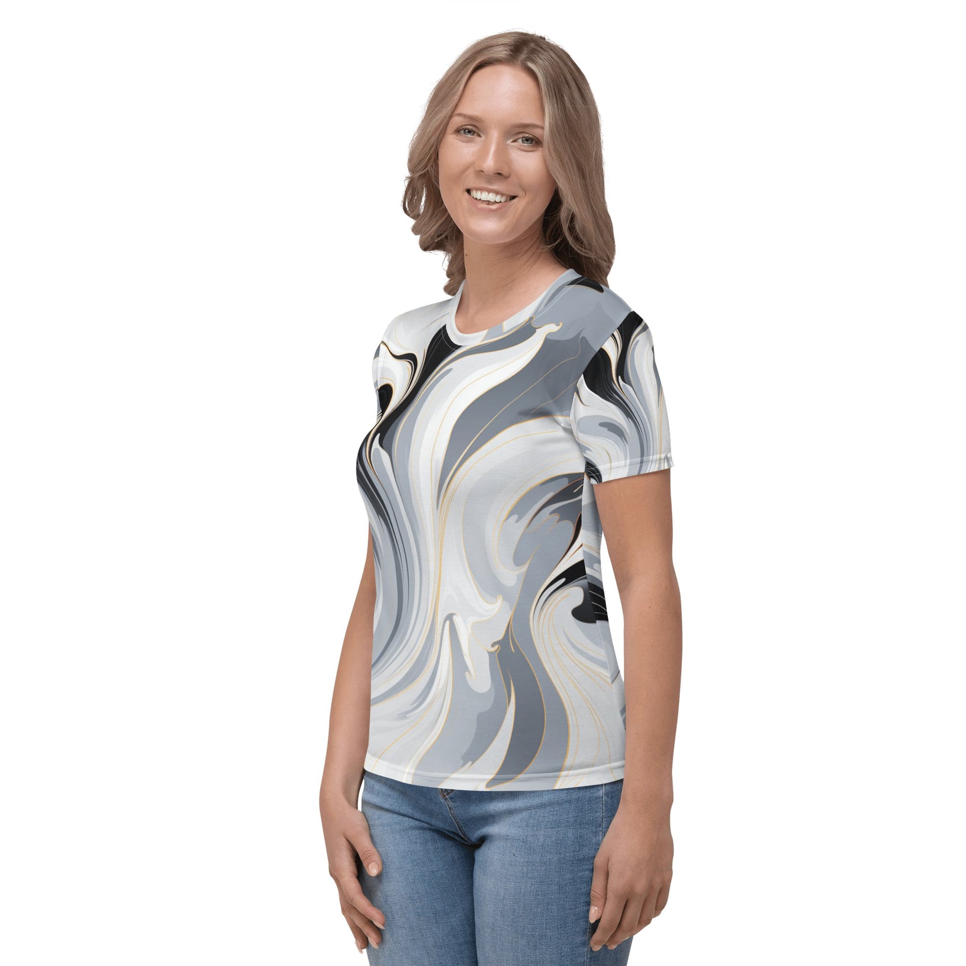 Damen T-Shirt "Ethereal Flow" - Artexio