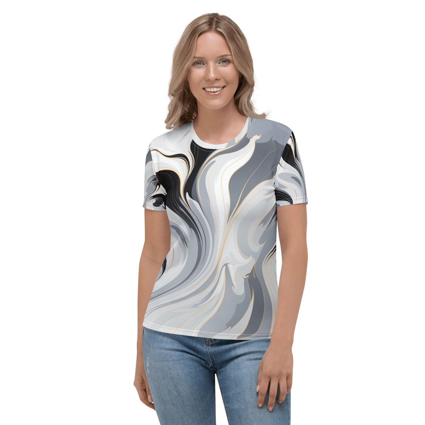 Damen T-Shirt "Ethereal Flow" - Artexio