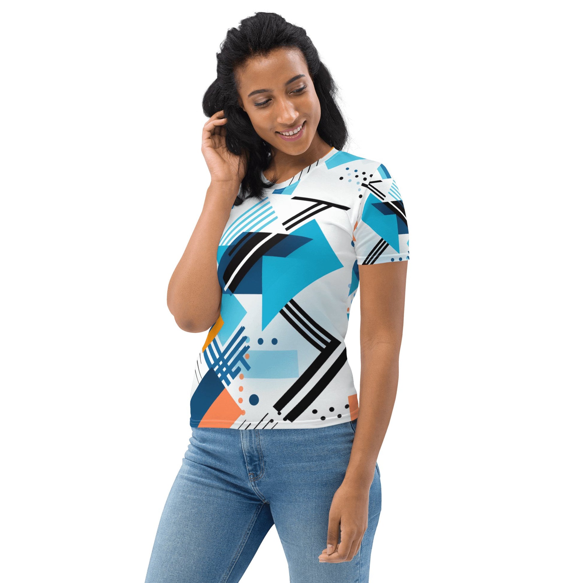 Damen T-Shirt "Geometric Harmony" - Artexio