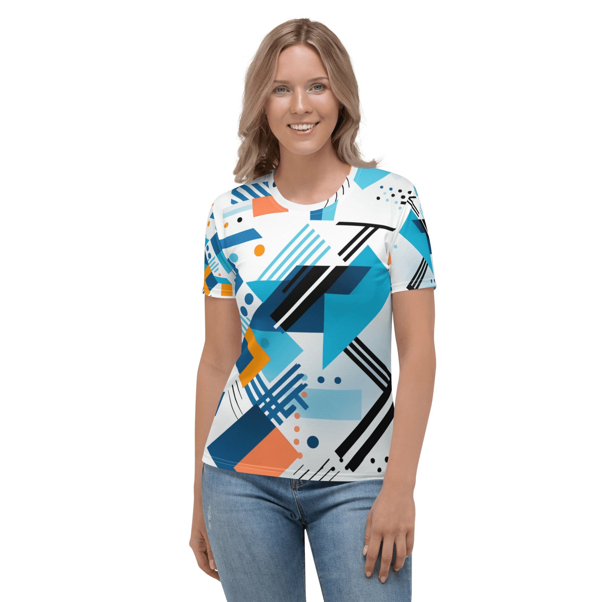 Damen T-Shirt "Geometric Harmony" - Artexio