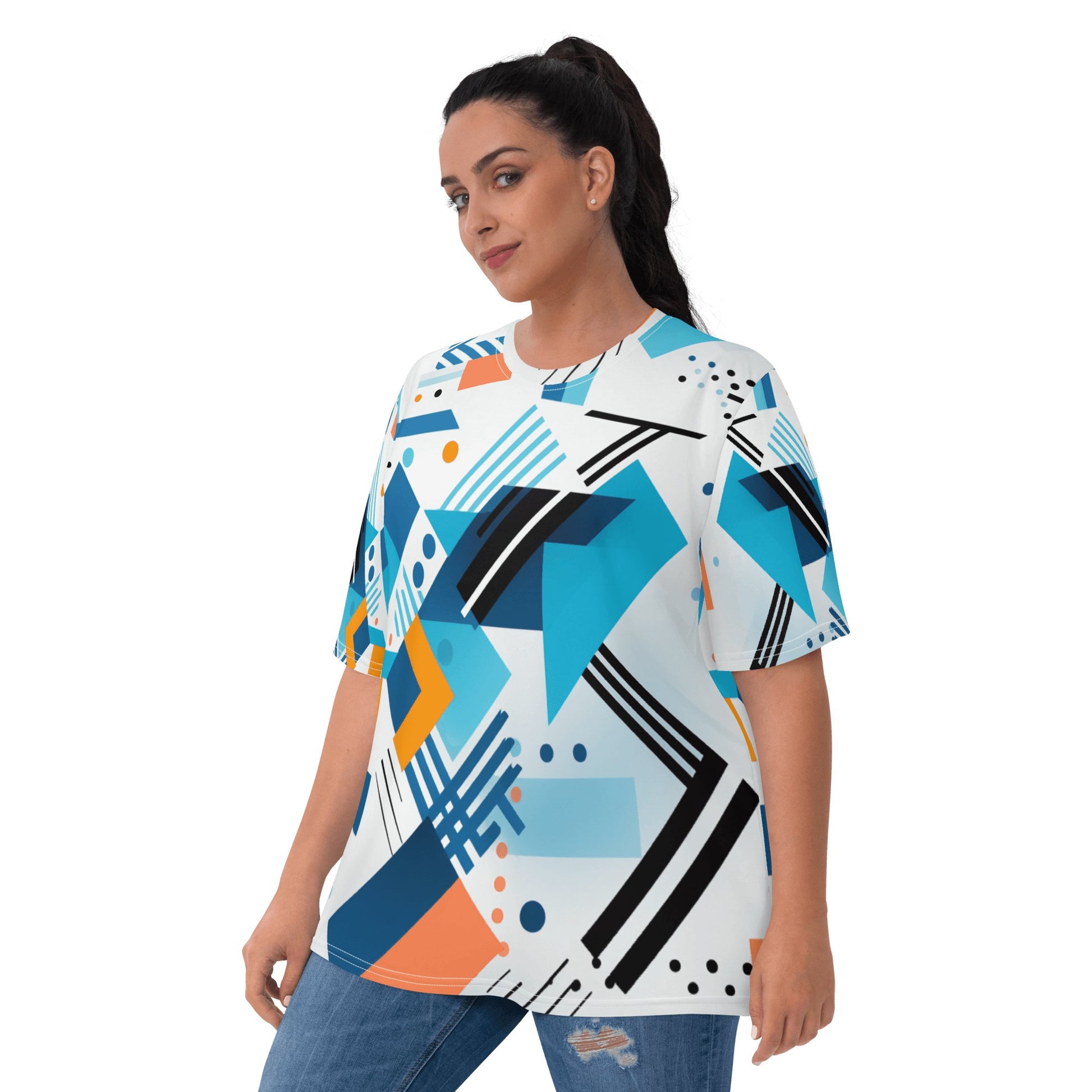 Damen T-Shirt "Geometric Harmony" - Artexio