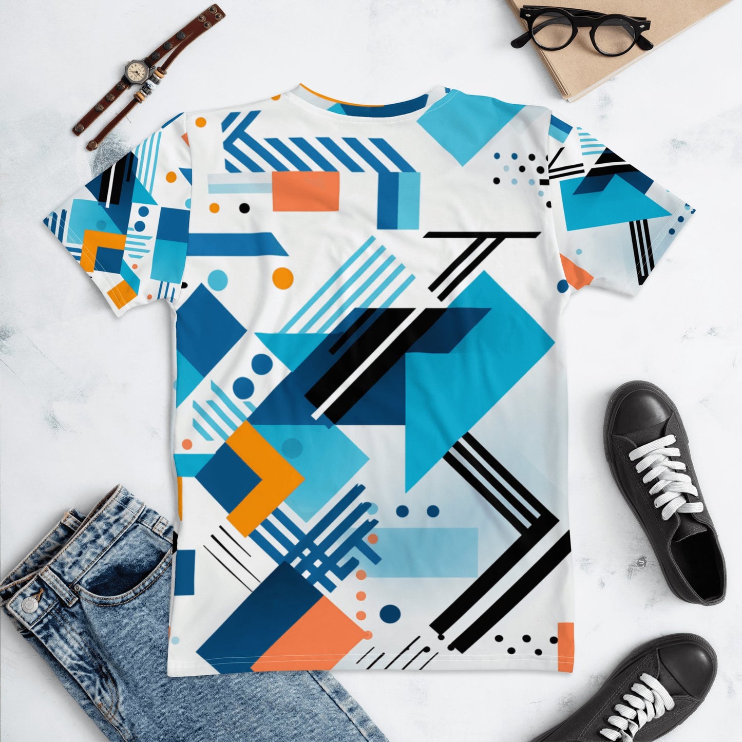 Damen T-Shirt "Geometric Harmony" - Artexio