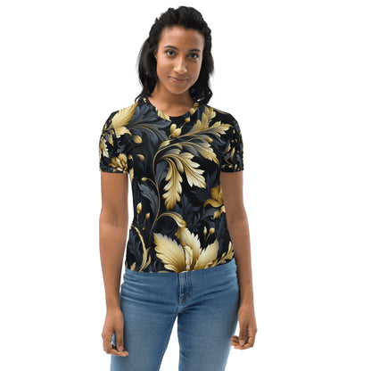 Damen T-Shirt "Golden Flora" - Artexio