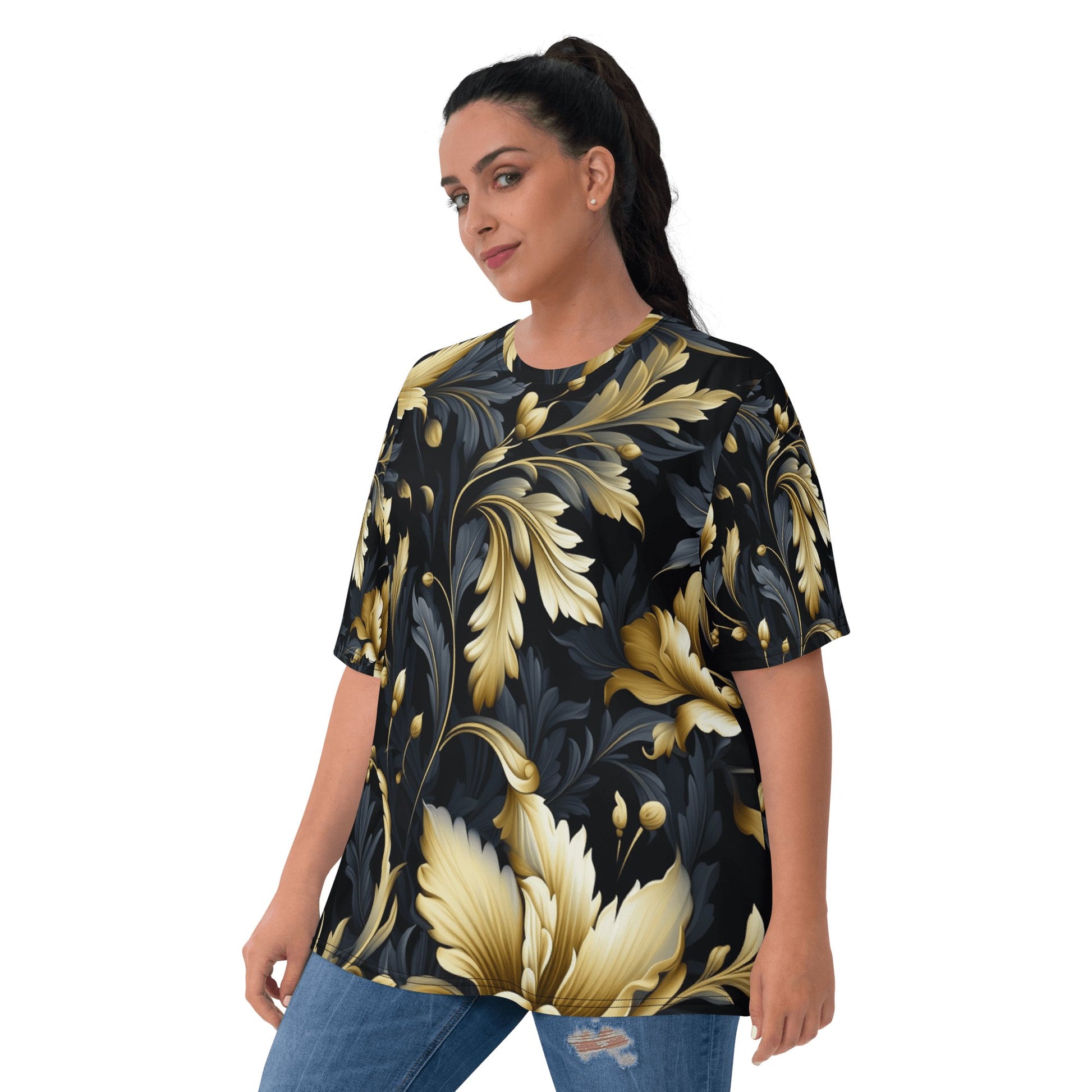 Damen T-Shirt "Golden Flora" - Artexio