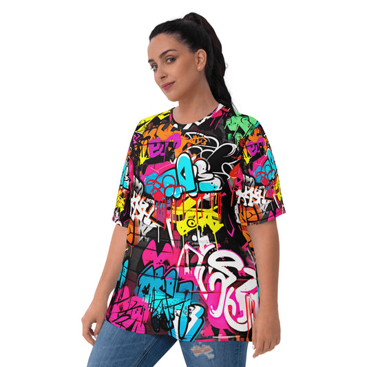 Damen T-Shirt "Graffiti" - Artexio