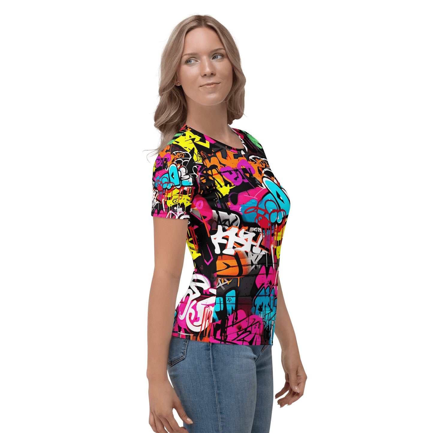 Damen T-Shirt "Graffiti" - Artexio