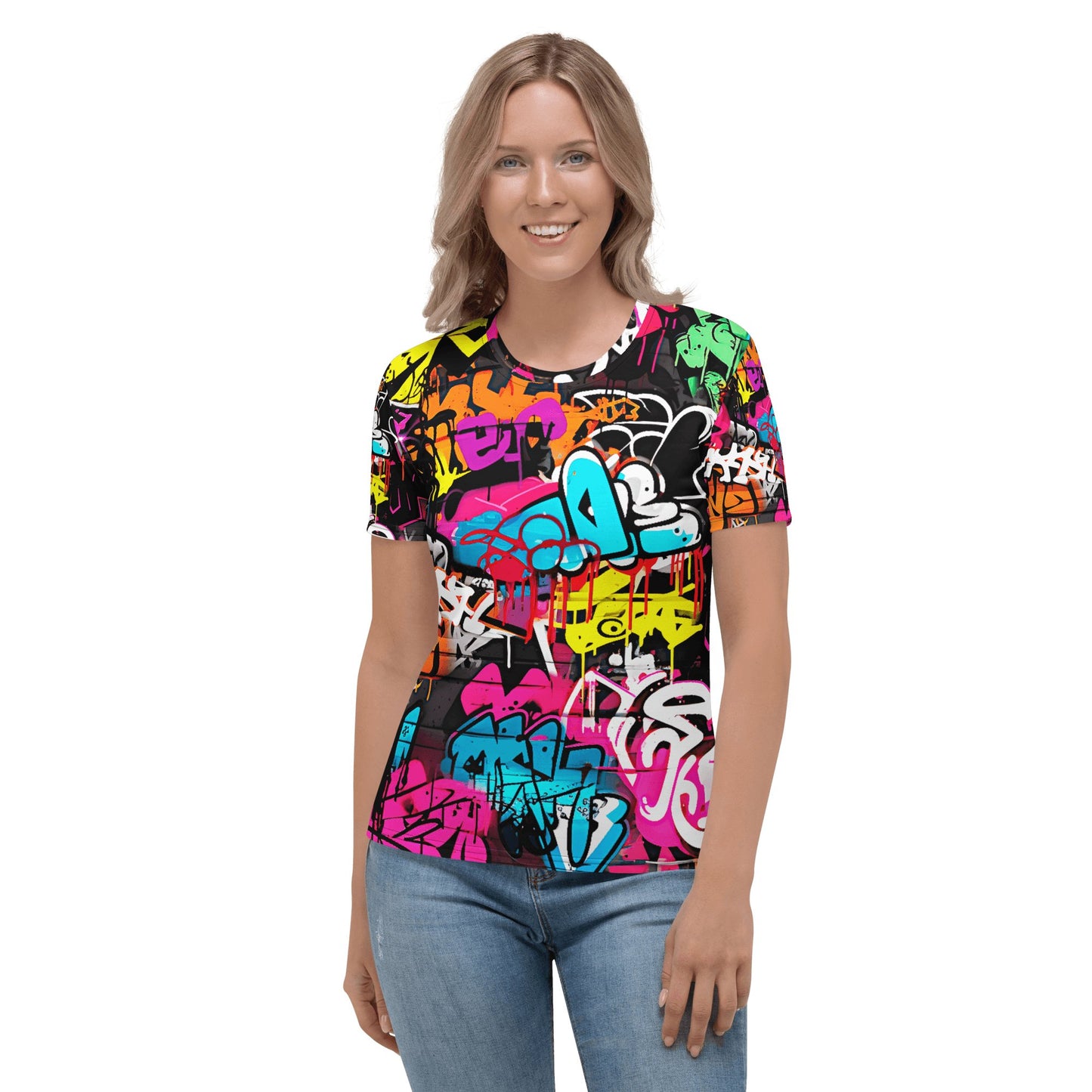 Damen T-Shirt "Graffiti" - Artexio