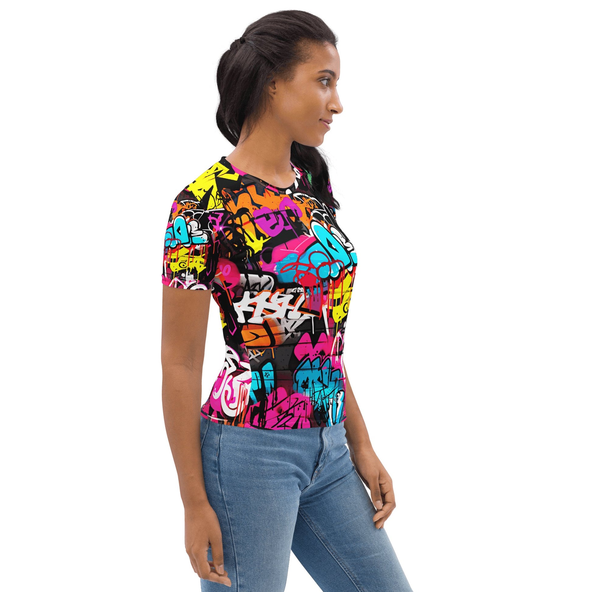 Damen T-Shirt "Graffiti" - Artexio