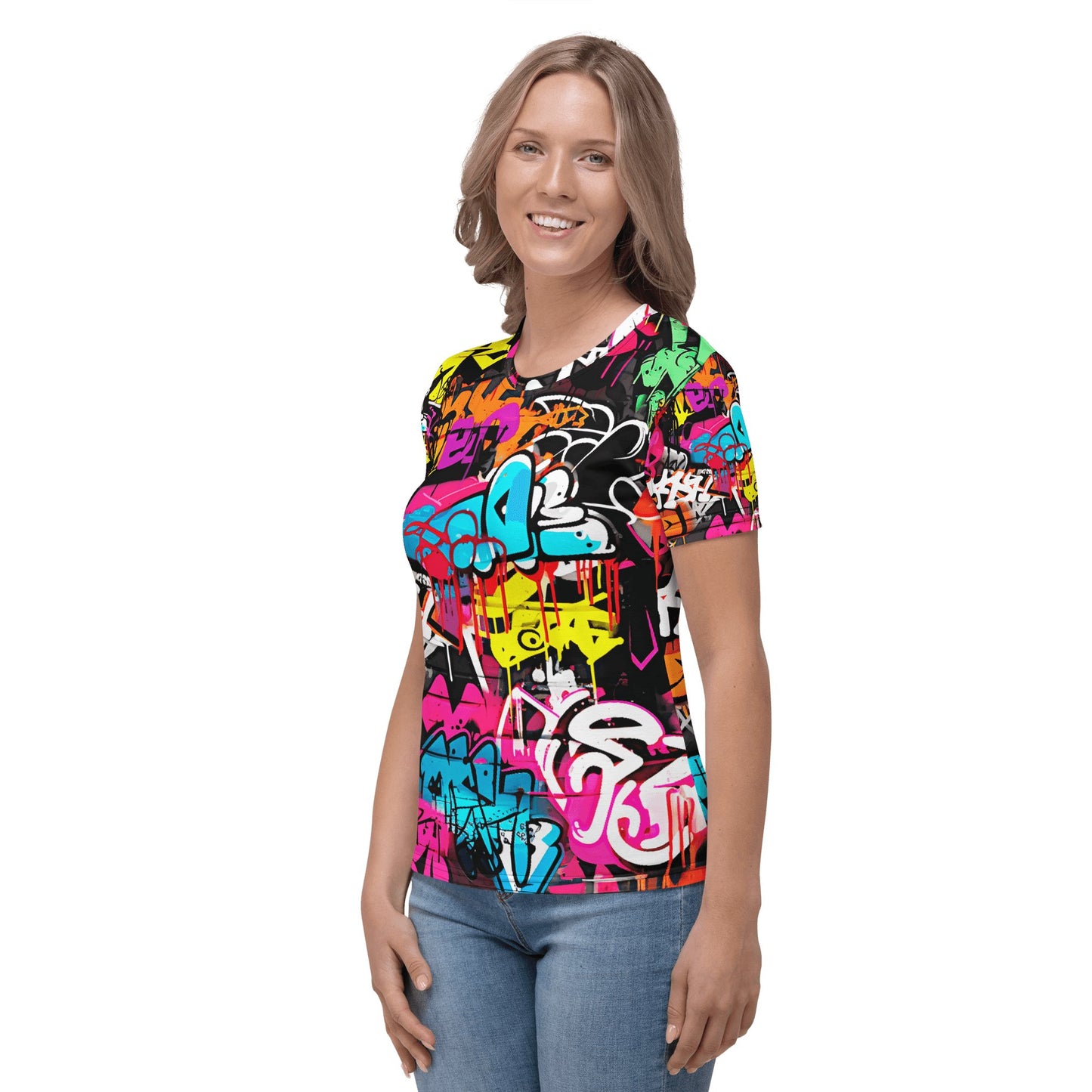 Damen T-Shirt "Graffiti" - Artexio