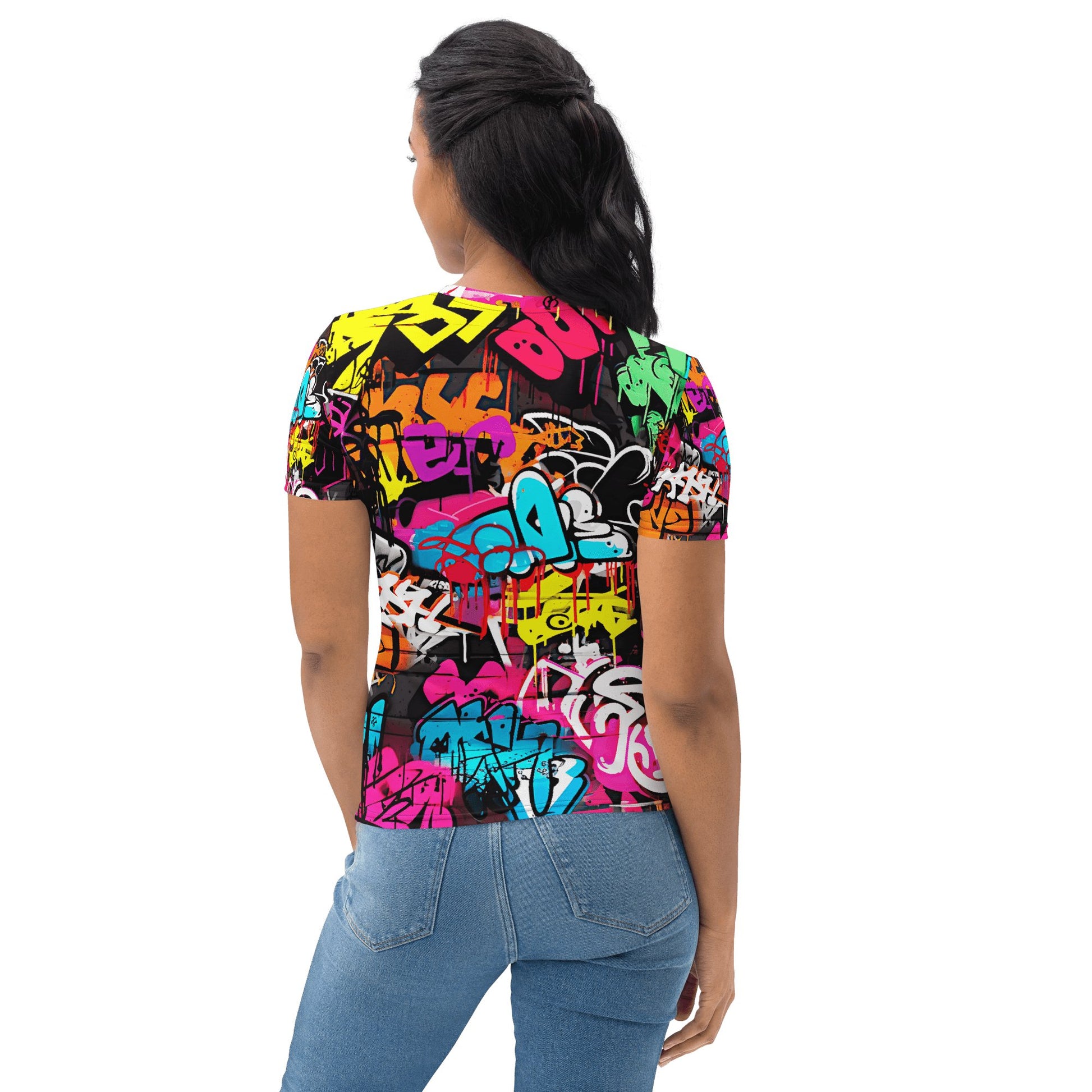 Damen T-Shirt "Graffiti" - Artexio