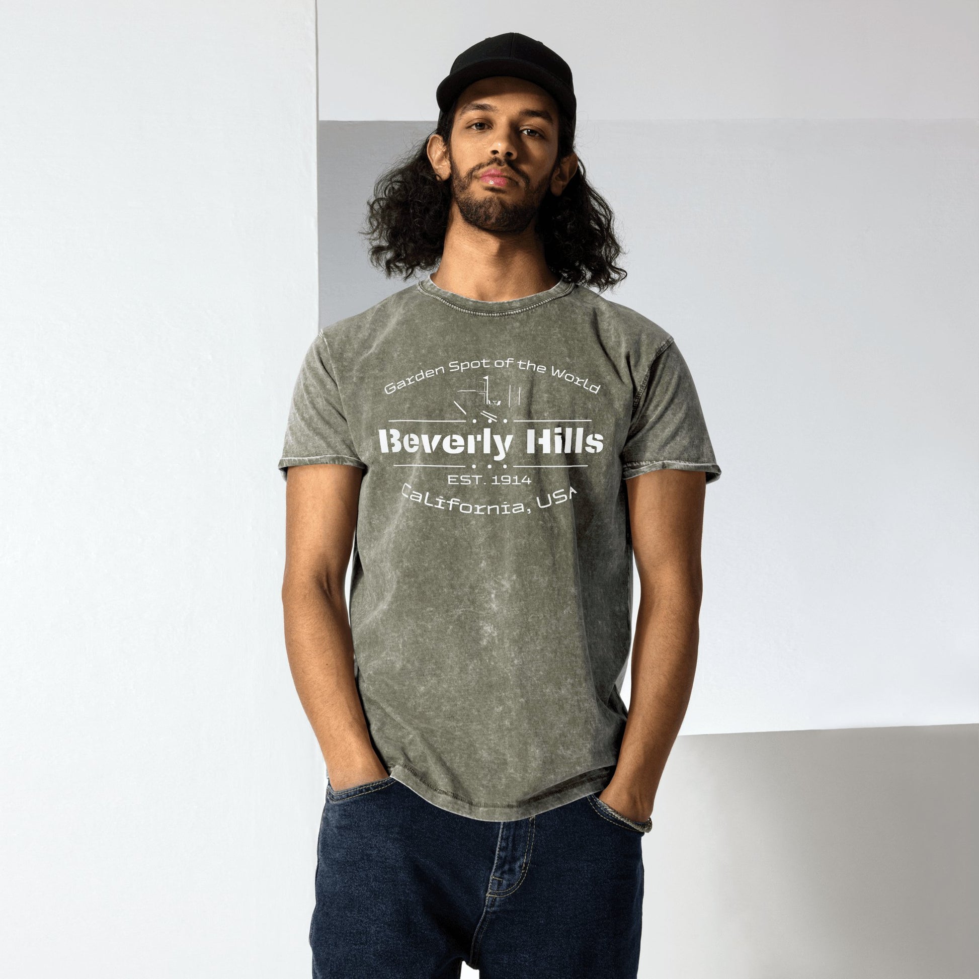 Denim T-Shirt "Beverly Hills" - Artexio