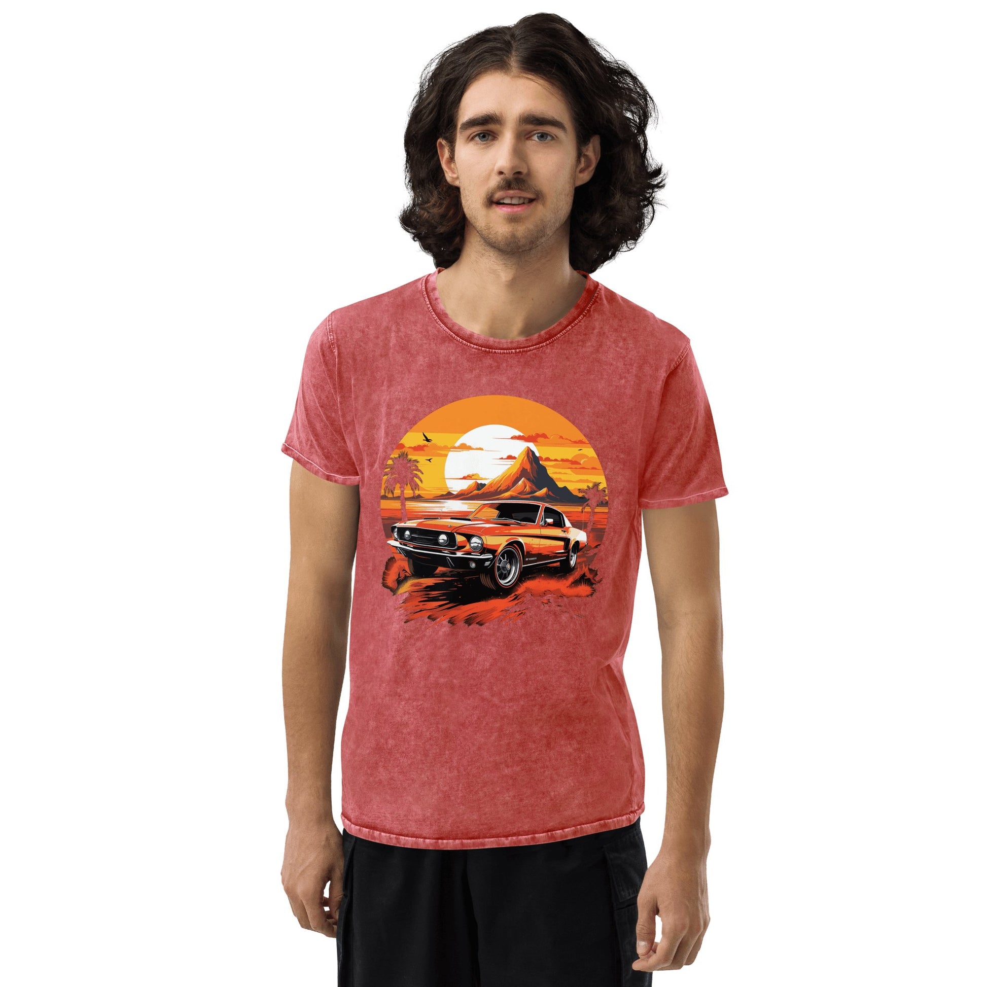 Denim T-Shirt "Ford Mustang" - Artexio