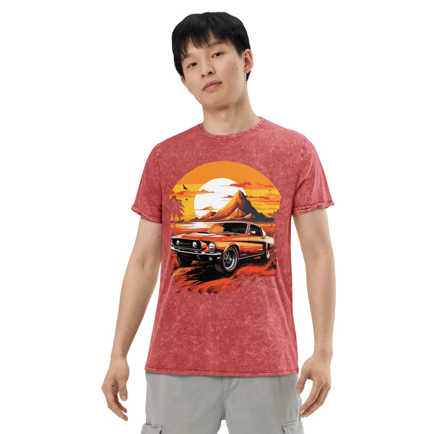 Denim T-Shirt "Ford Mustang" - Artexio