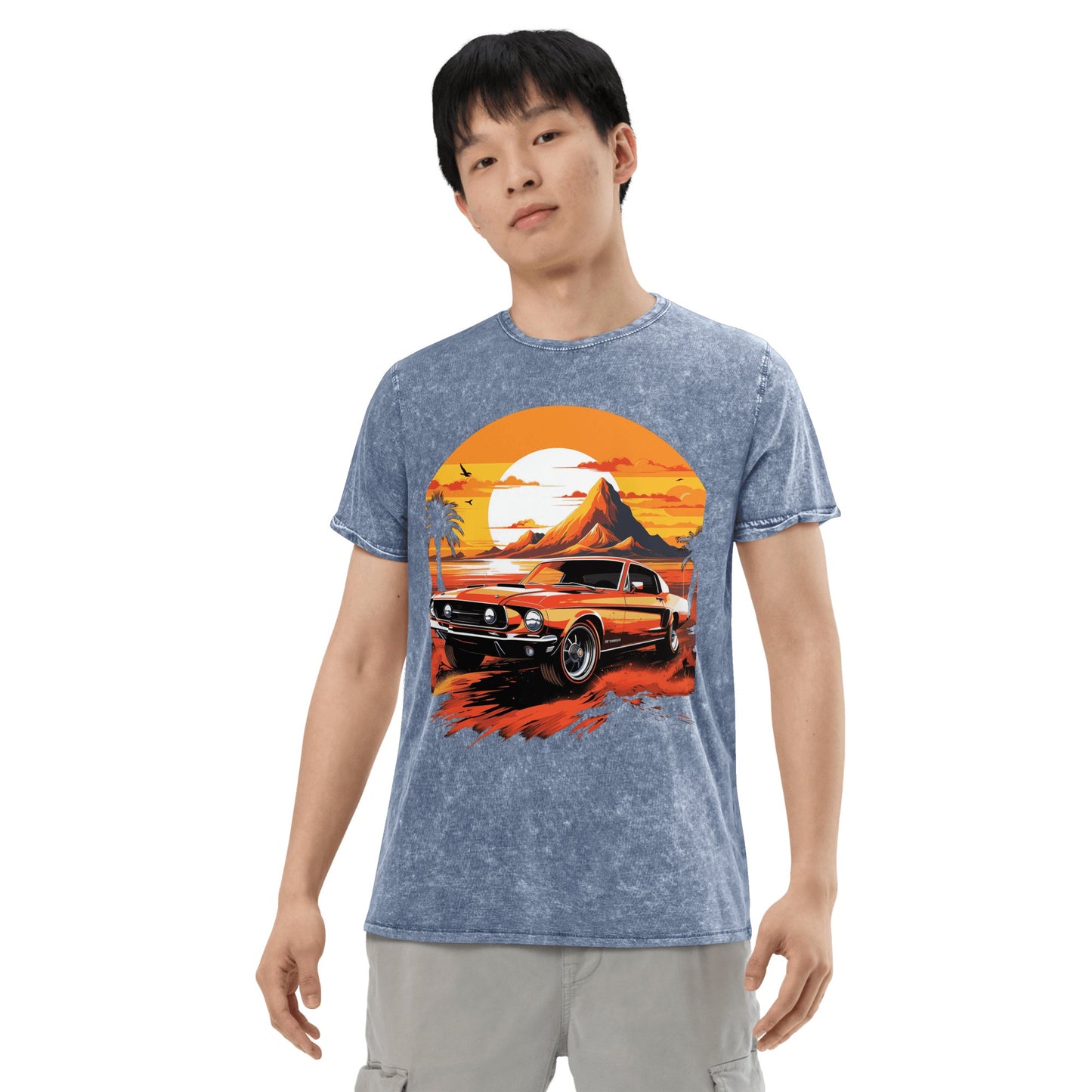 Denim T-Shirt "Ford Mustang" - Artexio