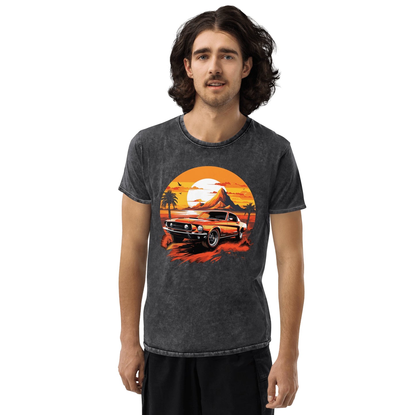 Denim T-Shirt "Ford Mustang" - Artexio