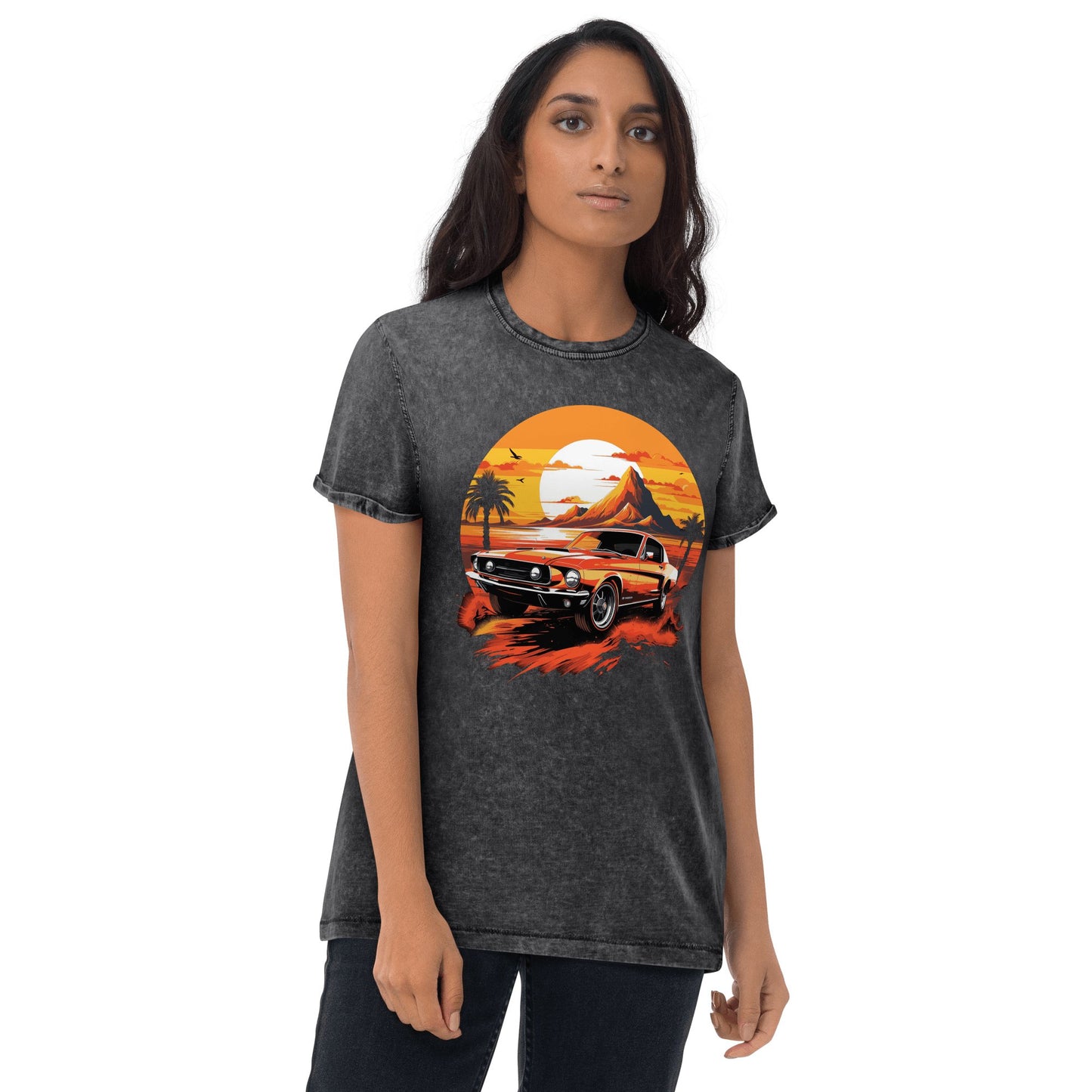 Denim T-Shirt "Ford Mustang" - Artexio