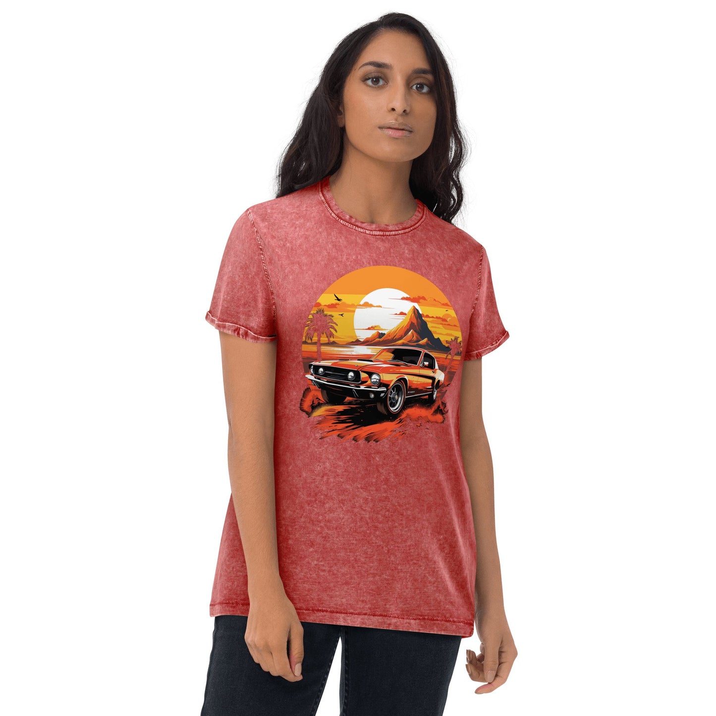 Denim T-Shirt "Ford Mustang" - Artexio