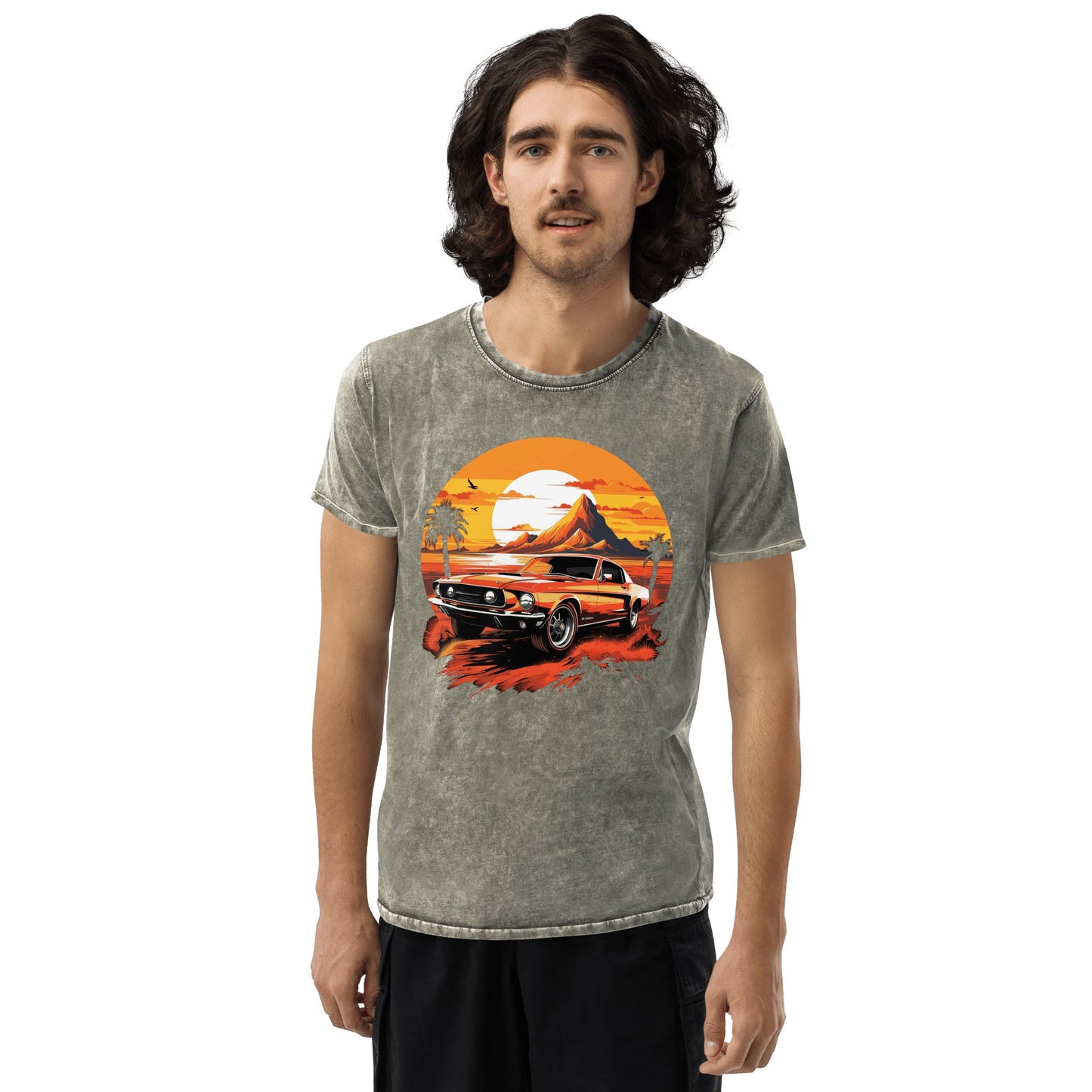 Denim T-Shirt "Ford Mustang" - Artexio