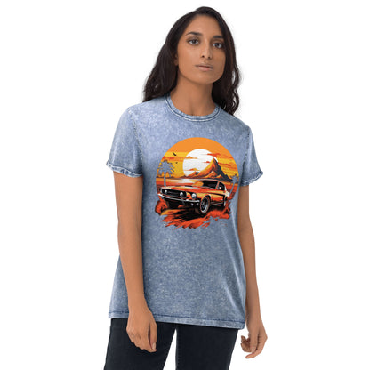 Denim T-Shirt "Ford Mustang" - Artexio