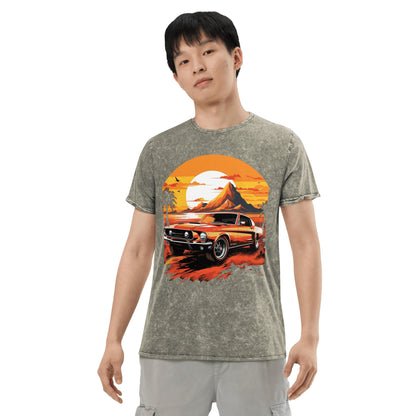 Denim T-Shirt "Ford Mustang" - Artexio