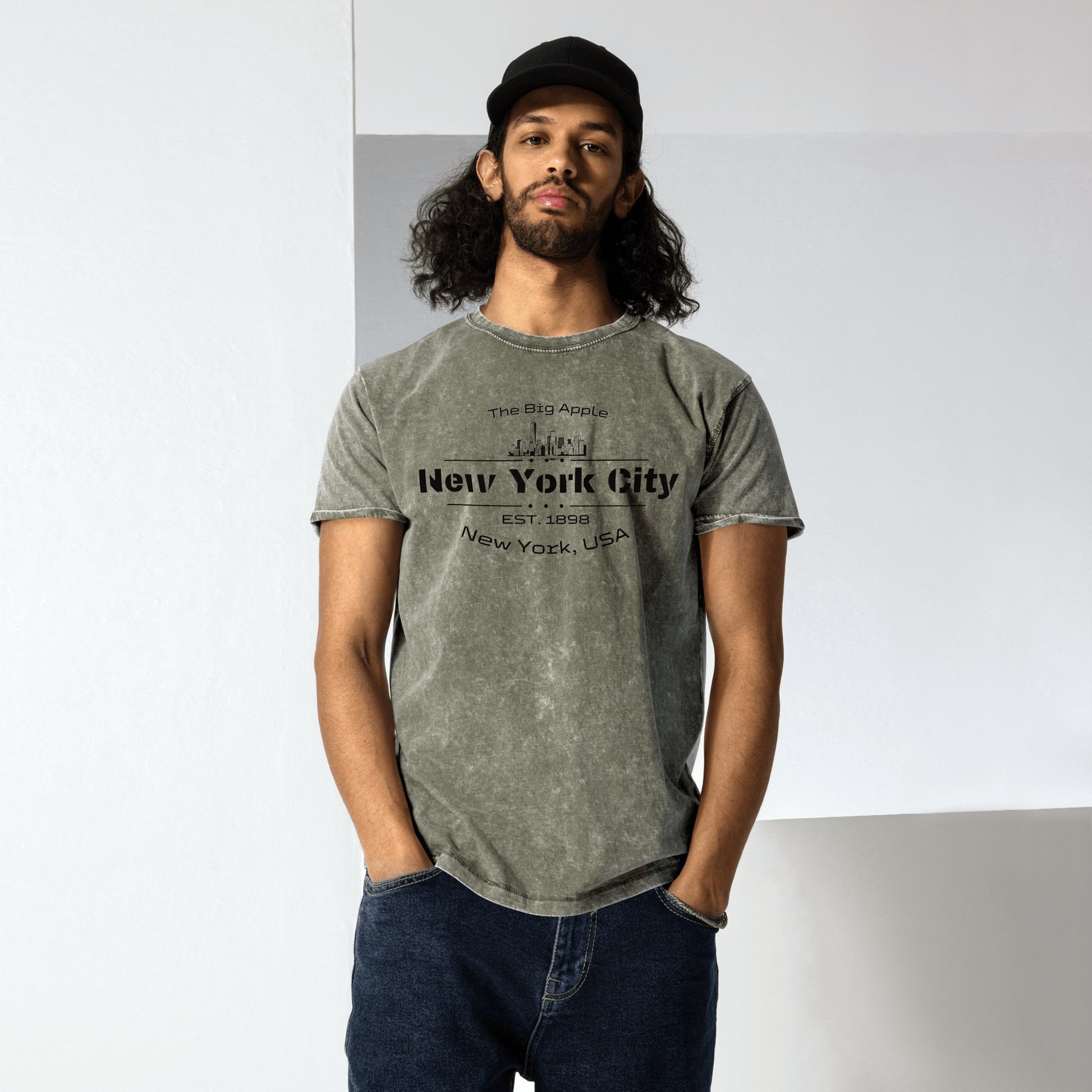 Denim T-Shirt "New York City" - Artexio