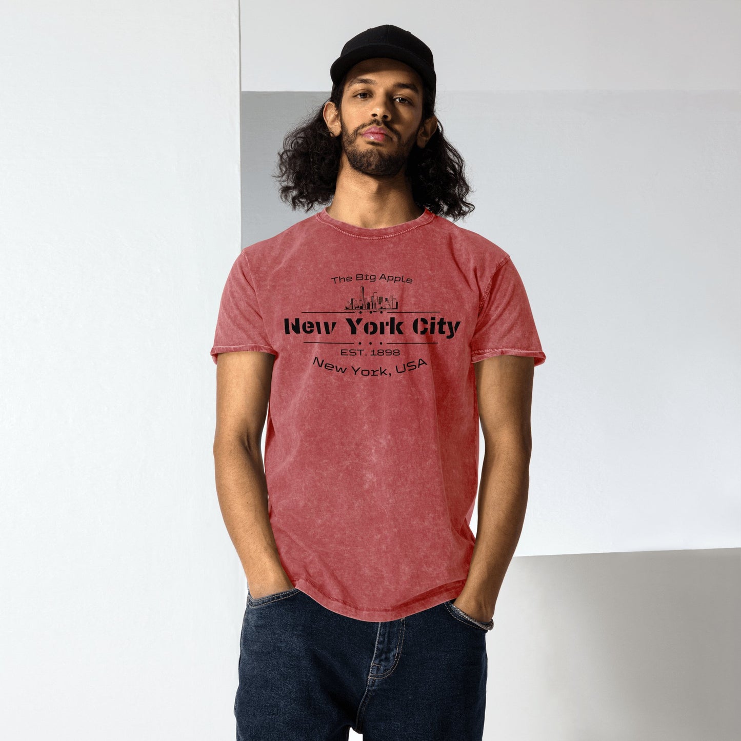 Denim T-Shirt "New York City" - Artexio