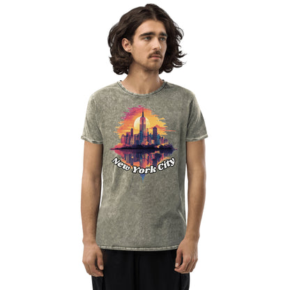 Denim T-Shirt "New York City" - Artexio