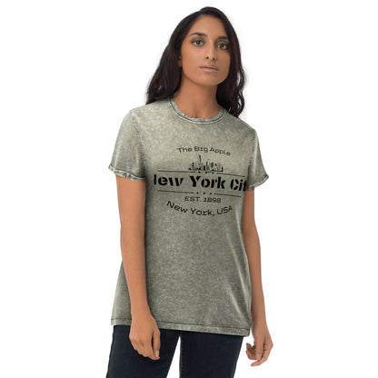 Denim T-Shirt "New York City" - Artexio