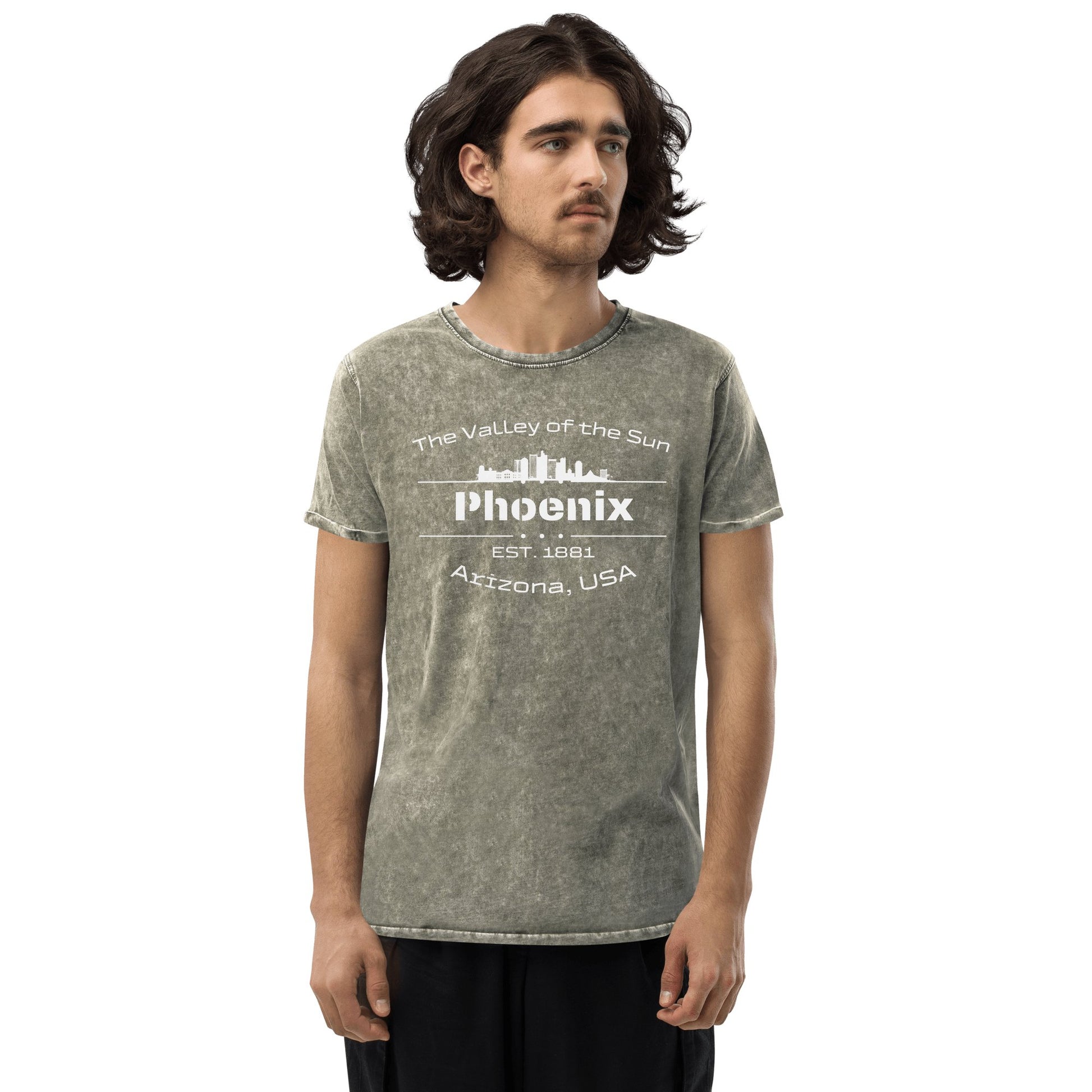 Denim T-Shirt "Phoenix" - Artexio